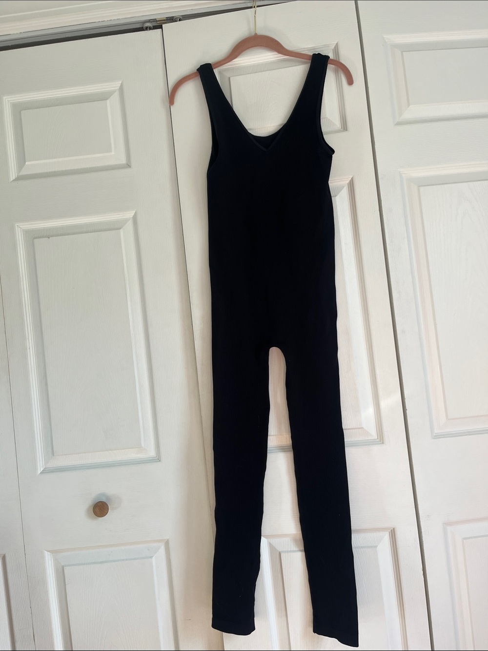 Women's black Sleeveless Cat Suit NWOT